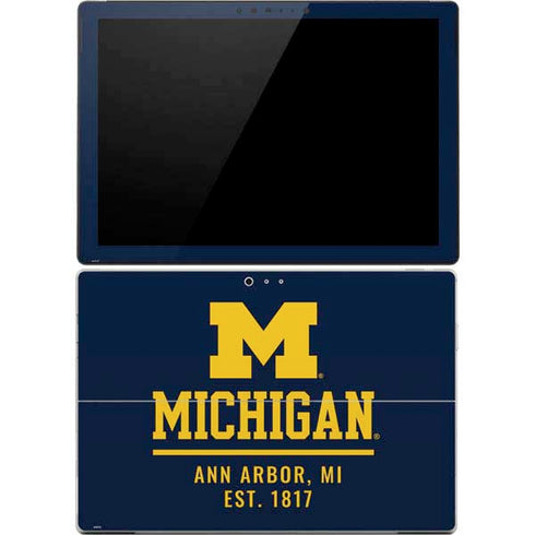 Ann Arbor Est 1817 Surface Pro 4 Skin